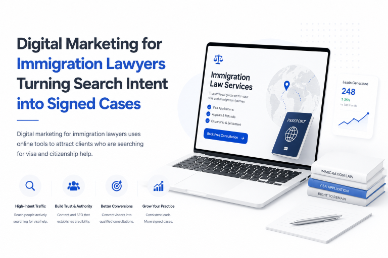 Digital Marketing for Immigration Lawyers: Turning Search Intent into Signed Cases