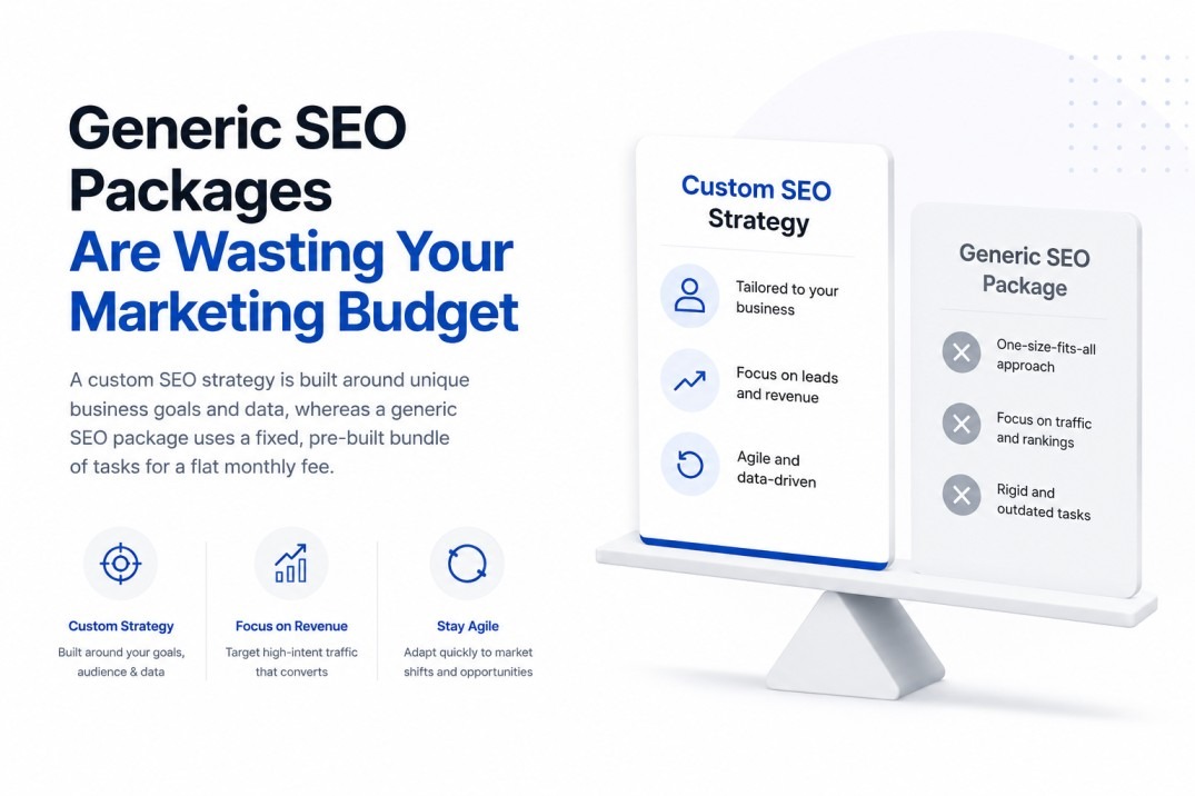 Generic SEO Packages Are Wasting Your Marketing Budget
