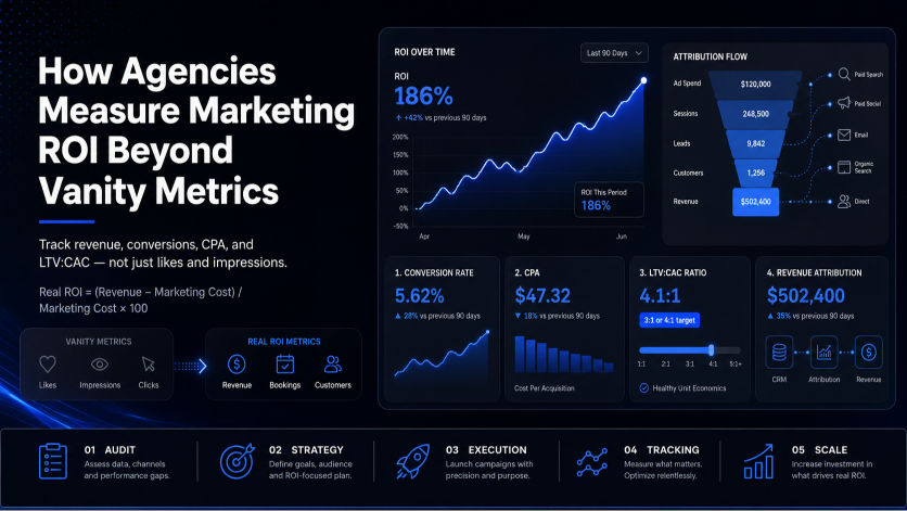 How Agencies Measure Marketing ROI Beyond Vanity Metrics
