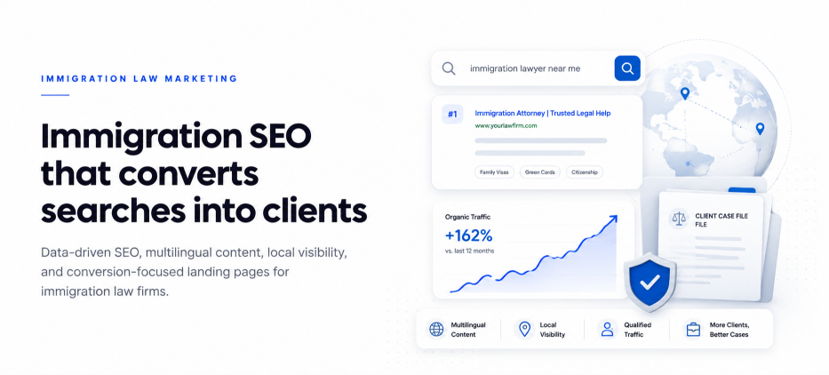 Immigration SEO That Converts Searches into Clients