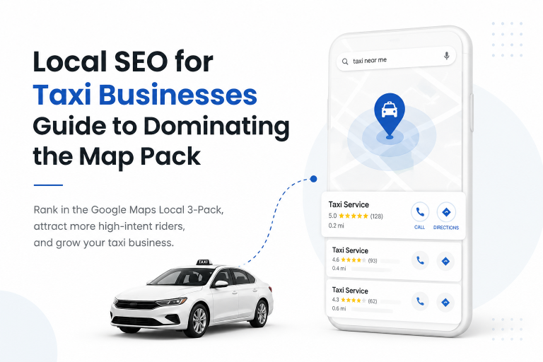 Local SEO for Taxi Businesses: Guide to Dominating the Map Pack