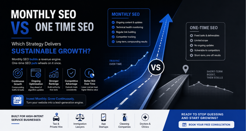 Monthly vs One-Time SEO: Which Strategy Delivers Sustainable Growth