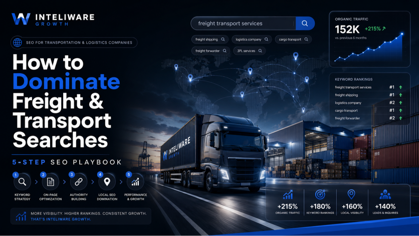 How to Dominate Freight & Transport Searches: 5-Step SEO Playbook