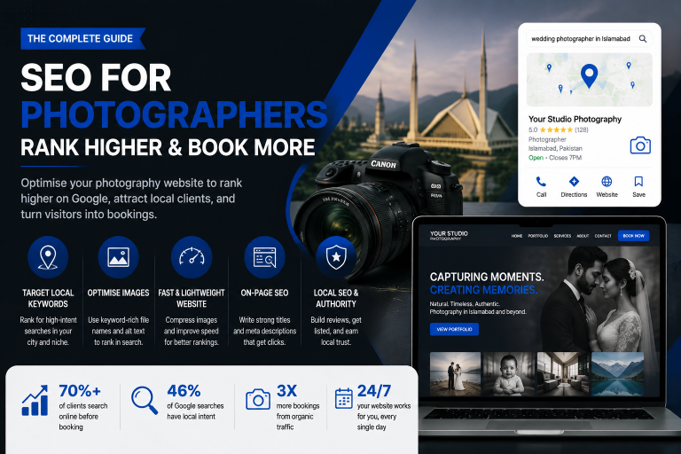 SEO for Photographers: Rank Higher & Book More