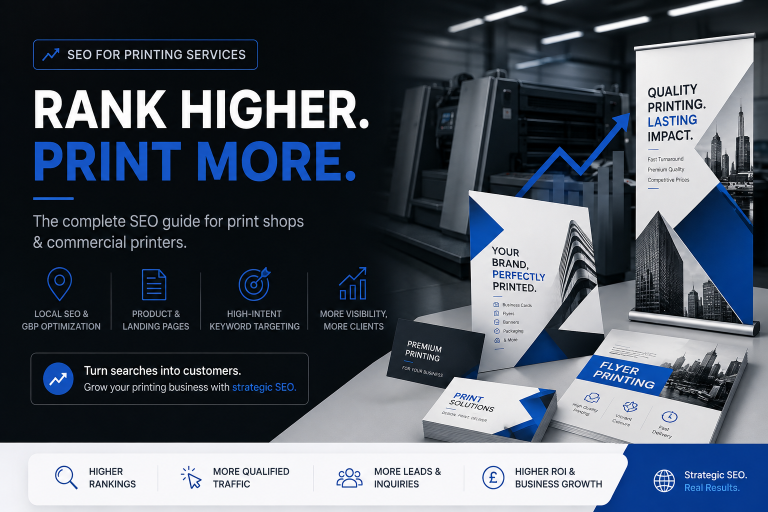 SEO for Printing Services: Complete Guide for Print Shops & Commercial Printers