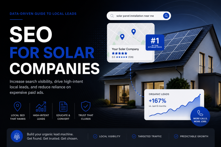 SEO for Solar Companies: Data-Driven Guide to Local Leads