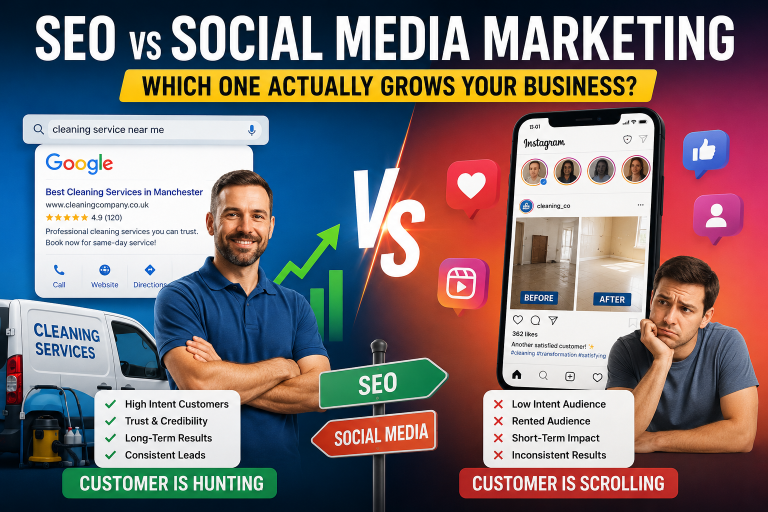 SEO vs Social Media Marketing: Which Does Your Business Need?