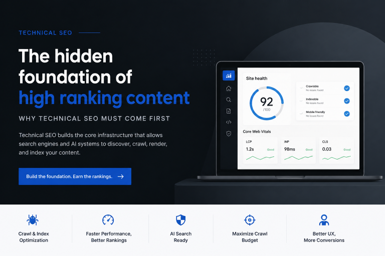The Hidden Foundation of High Ranking Content: Why Technical SEO Must Come First