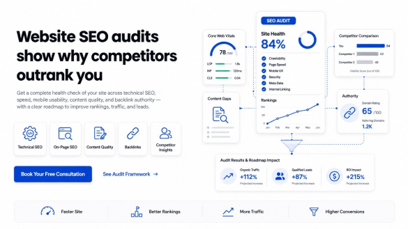 Website SEO Audits Show Why Competitors Outrank You