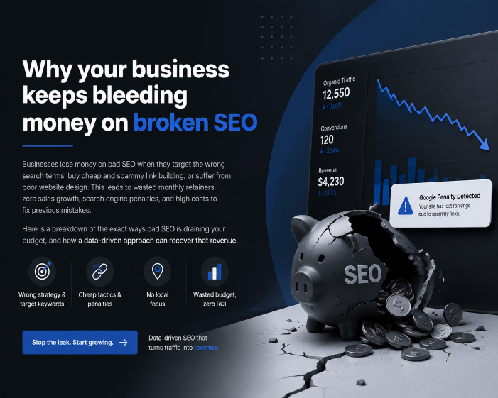 Why Your Business Keeps Bleeding Money on Broken SEO